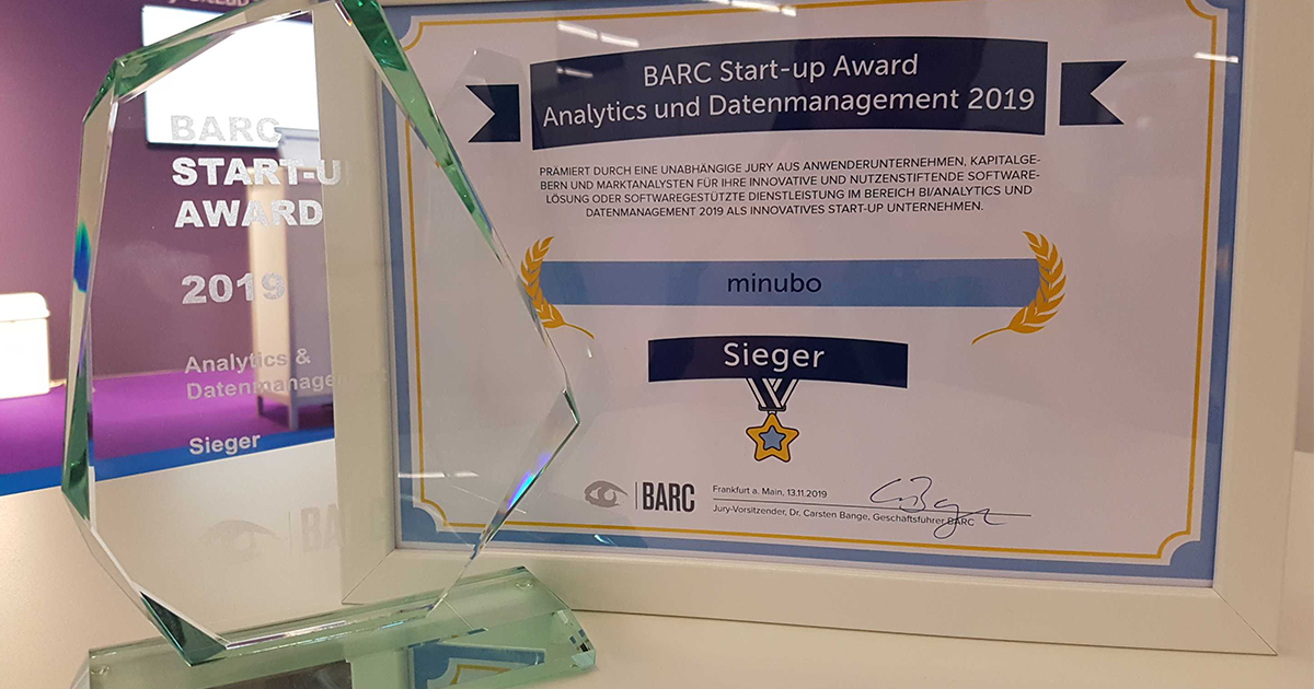 minubo gewinnt BARC Award2019